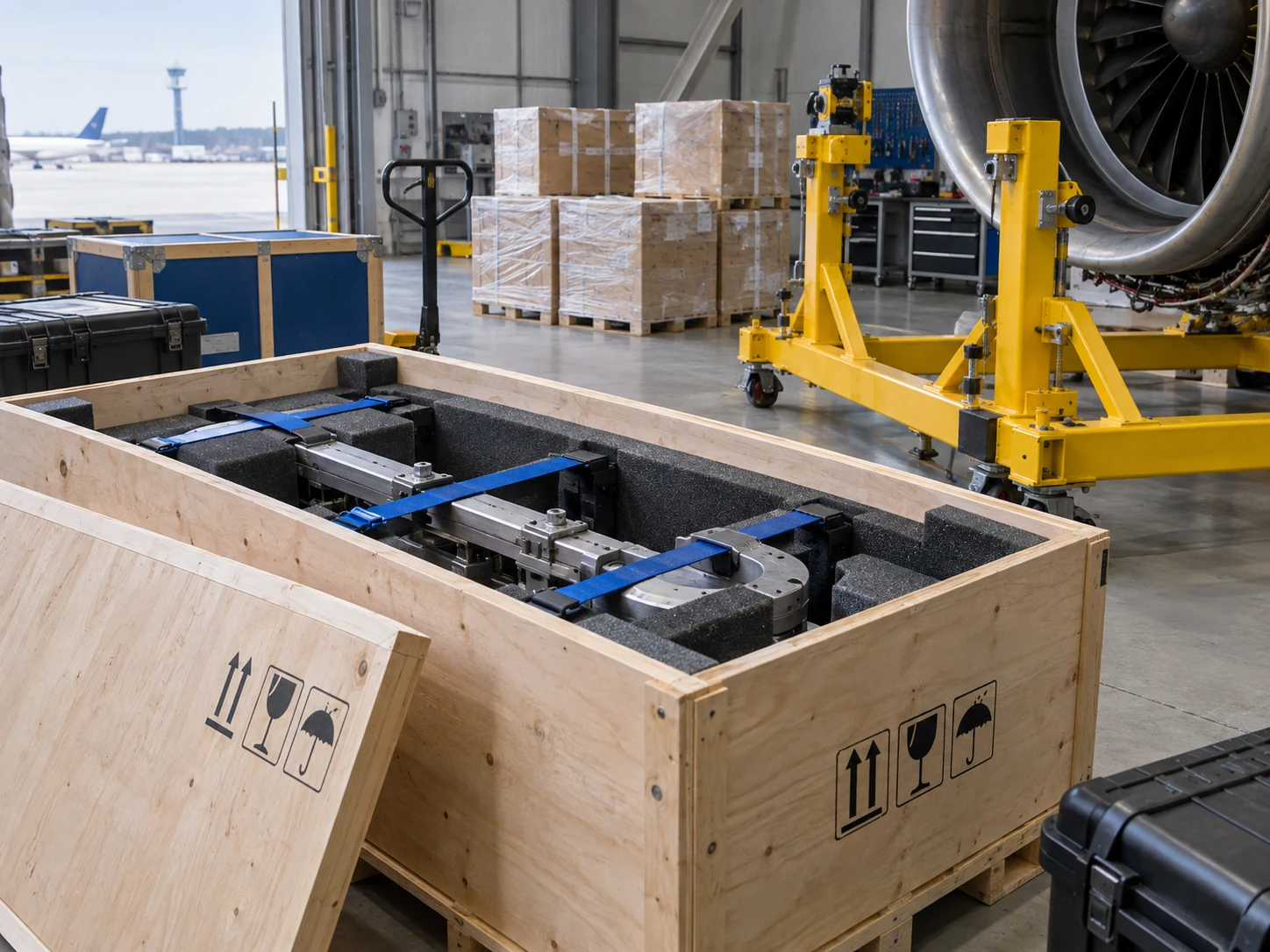 Protected packaging for aviation tooling