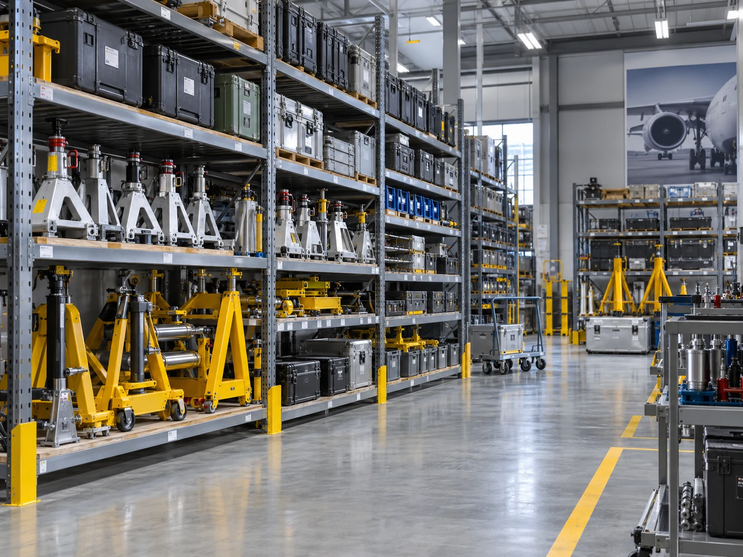 Aviation tooling warehouse